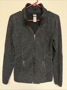 Champion Charcoal Gray Full-Zip Bomber Jacket